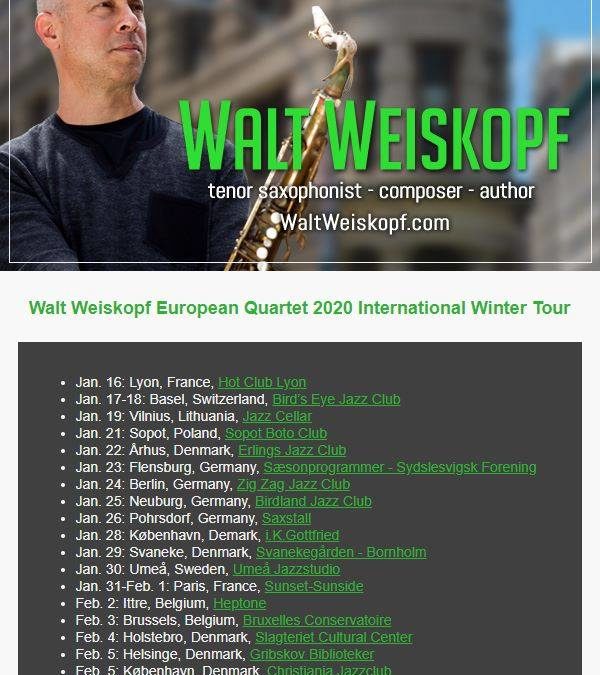 Walt Weiskopf European Quartet