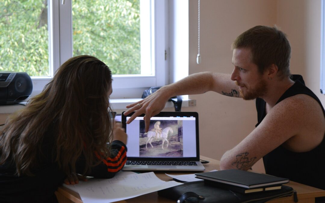 Rezydenci w wirze pracy